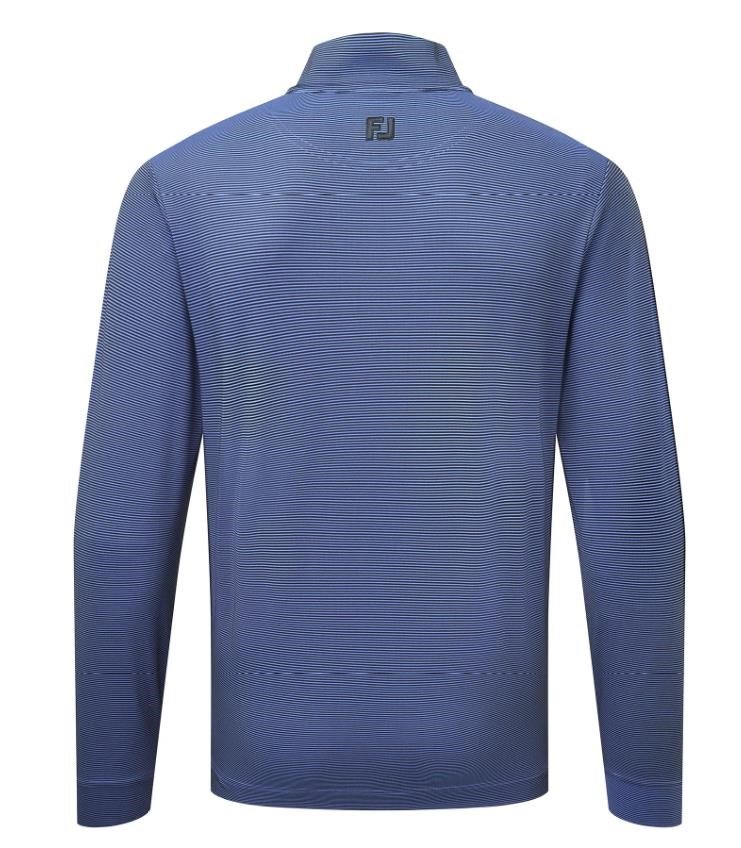 FootJoy Ottoman Stripe Chill-Out heren sweatshirt, zwart/vivid violet