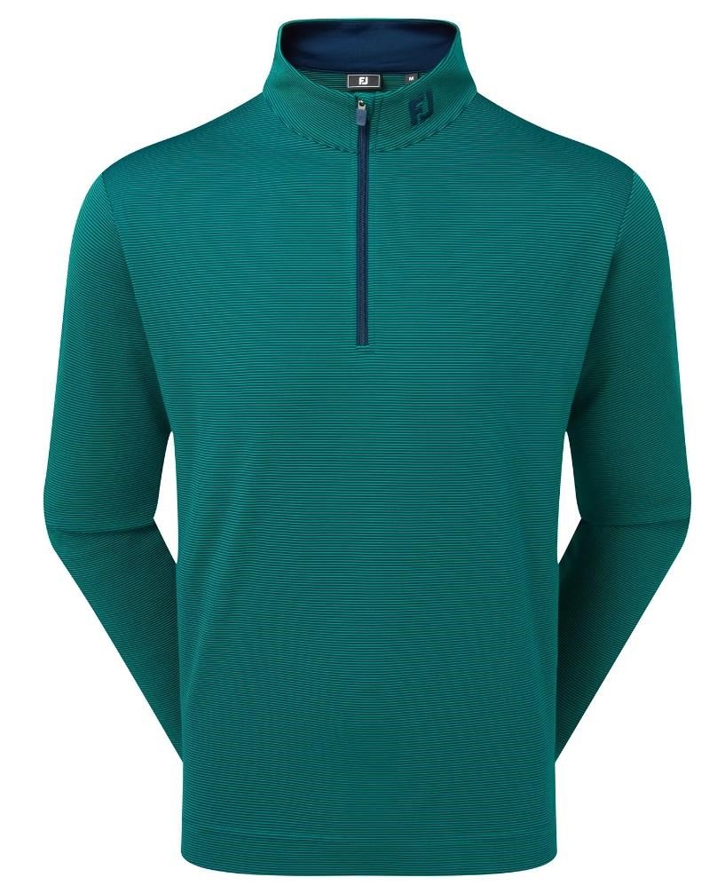 FootJoy Ottoman Stripe Chill-Out heren sweatshirt, navy/field green