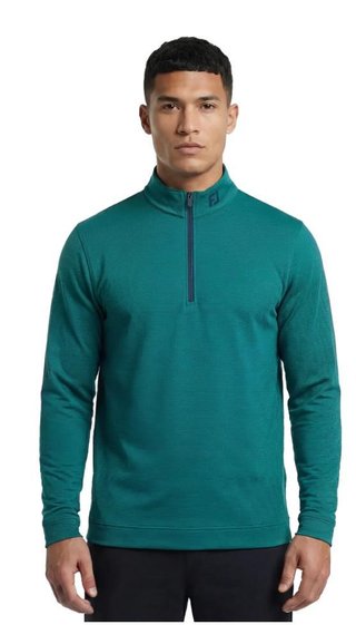 FootJoy Ottoman Stripe Chill-Out heren sweatshirt, navy/field green