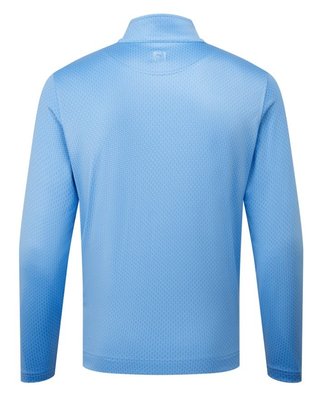 FootJoy Nautical Flag Tonal Chill Out heren sweatshirt, blue reef/deep reef