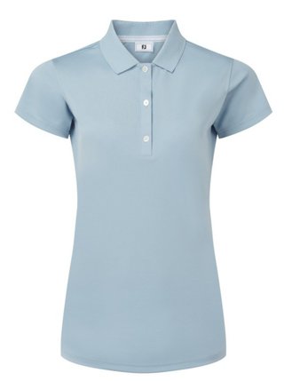 FootJoy Stretch Pique Solid dames polo, chambray