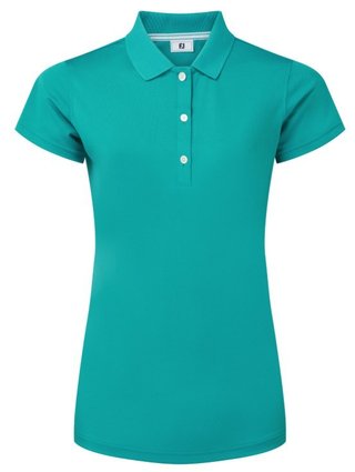 FootJoy Stretch Pique Solid dames polo, tile blue