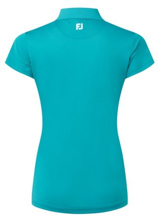 FootJoy Stretch Pique Solid dames polo, tile blue