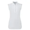 FootJoy Sleeveless Lisle dames polo, wit