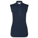 FootJoy Sleeveless Lisle dames polo, navy