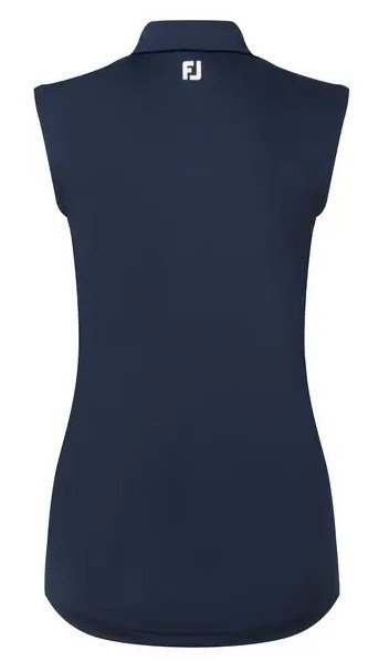 FootJoy Sleeveless Lisle dames polo, navy