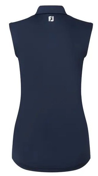 FootJoy Sleeveless Lisle dames polo, navy