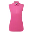FootJoy Sleeveless Lisle dames polo, hot pink