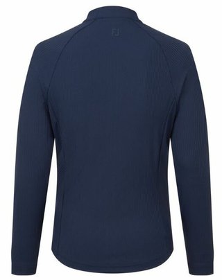 FootJoy Full-Zip Rib Midlayer dames sweatshirt, navy