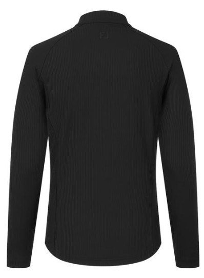 FootJoy Full-Zip Rib Midlayer dames sweatshirt, zwart