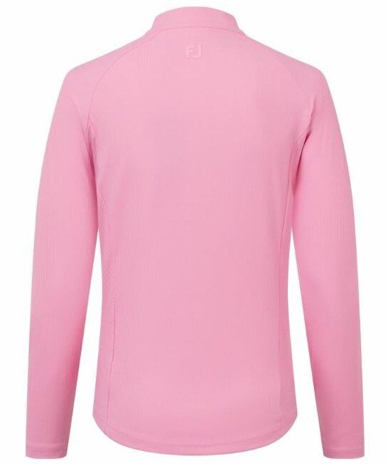 FootJoy Full-Zip Rib Midlayer dames sweatshirt, roze