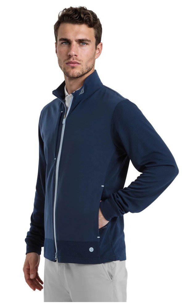 FootJoy Tempo Hybrid Full-Zip heren jack, navy