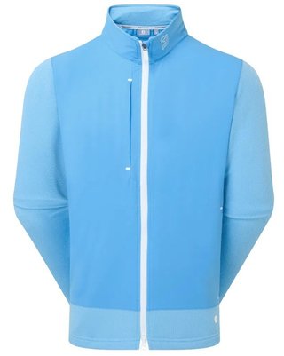 FootJoy Tempo Hybrid Full-Zip heren jack, blue reef/deep reef
