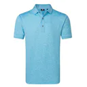 FootJoy Condensed Camo Print Lisle heren polo, sea glass/blue reef/deep reef