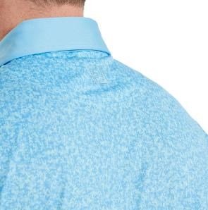FootJoy Condensed Camo Print Lisle heren polo, sea glass/blue reef/deep reef