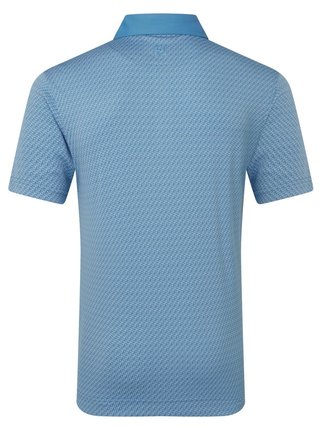 FootJoy Star Geo Jacquard heren polo, coastal blue