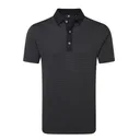 FootJoy Star Geo Jacquard heren polo, zwart