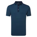 FootJoy Star Geo Jacquard heren polo, navy