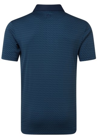 FootJoy Star Geo Jacquard heren polo, navy