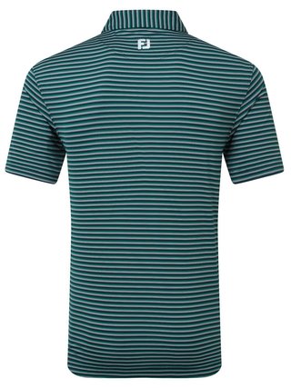 FootJoy Shadow Stripe Lisle heren polo, navy