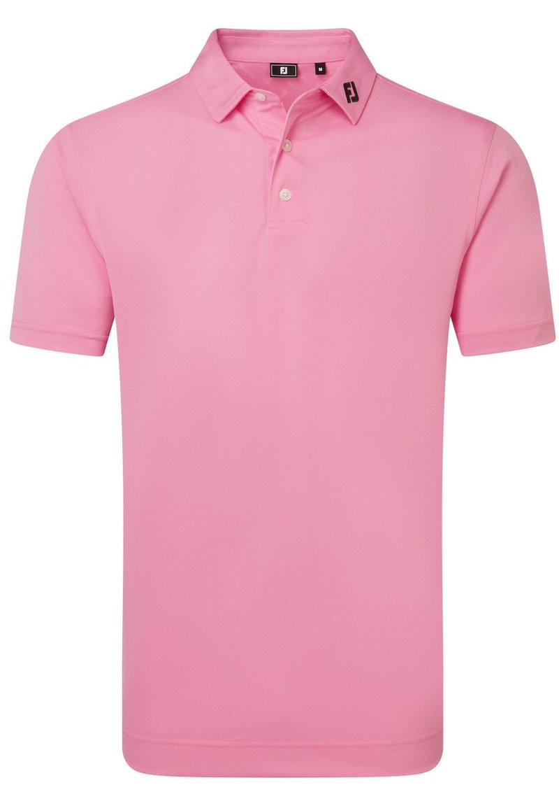 FootJoy Stretch Pique Solid heren polo, pink pop
