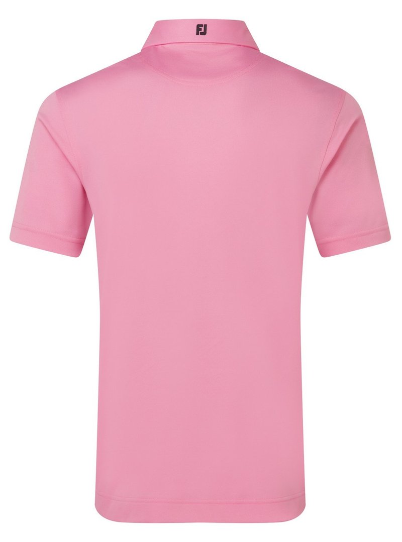 FootJoy Stretch Pique Solid heren polo, pink pop