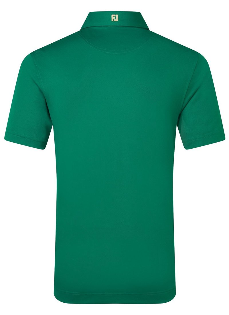 FootJoy Stretch Pique Solid heren polo, field green