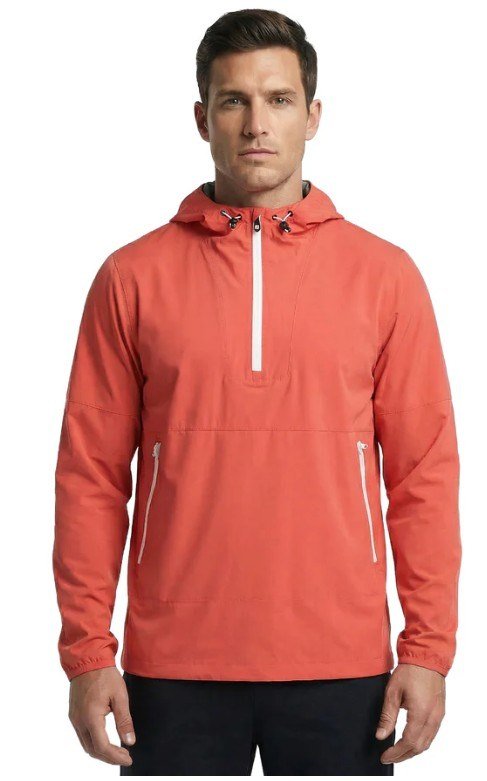 FootJoy HydroLite X Hoodie heren jack, nantucket red