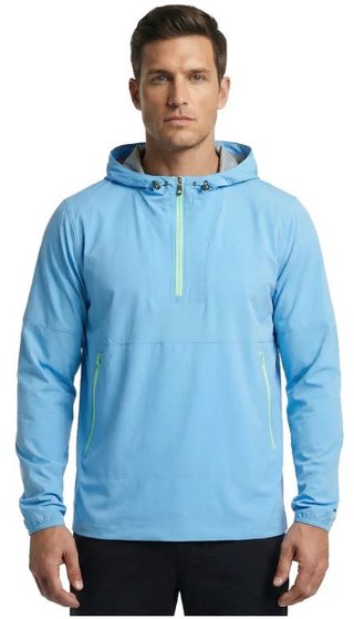 FootJoy HydroLite X Hoodie heren jack, deep reef/sea glass
