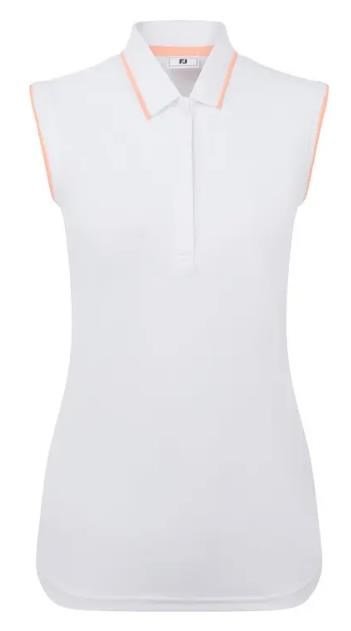 FootJoy Sleeveless dames polo, wit