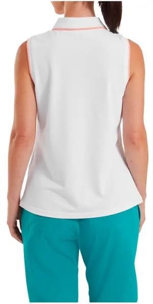 FootJoy Sleeveless dames polo, wit