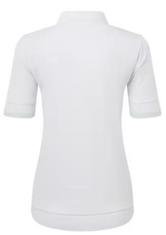 FootJoy Texture Knit dames polo, wit/glacial blue