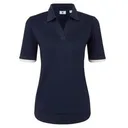 FootJoy Texture Knit dames polo, navy/white