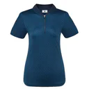 FootJoy Zip Blade dames polo, tonal tile navy print