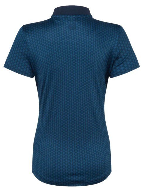 FootJoy Zip Blade dames polo, tonal tile navy print