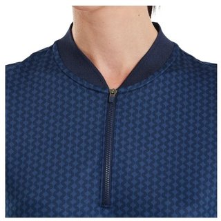 FootJoy Zip Blade dames polo, tonal tile navy print