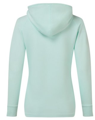 FootJoy Full-Zip Ottoman Hoodie dames sweatshirt, glacial blue