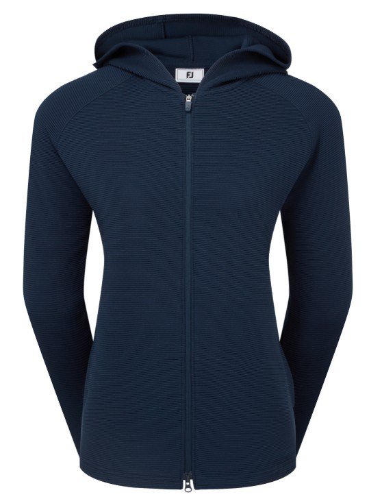 FootJoy Full-Zip Ottoman Hoodie dames sweatshirt, navy