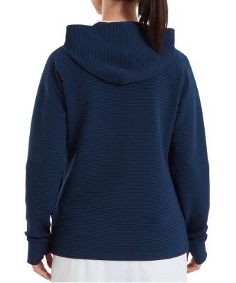 FootJoy Full-Zip Ottoman Hoodie dames sweatshirt, navy