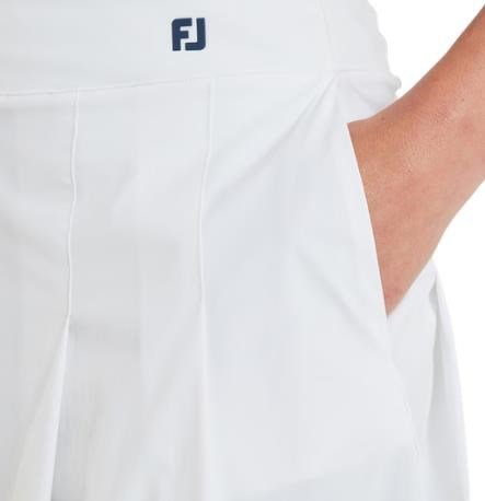 FootJoy Pleated dames skort, wit/navy
