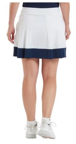 FootJoy Pleated dames skort, wit/navy