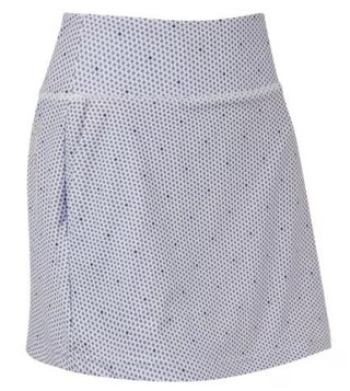 FootJoy Curve Geo Dot Aerial dames skort, dusty violet/navy