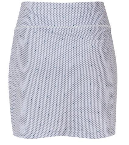 FootJoy Curve Geo Dot Aerial dames skort, dusty violet/navy