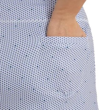 FootJoy Curve Geo Dot Aerial dames skort, dusty violet/navy