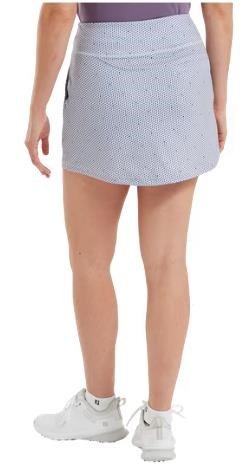 FootJoy Curve Geo Dot Aerial dames skort, dusty violet/navy