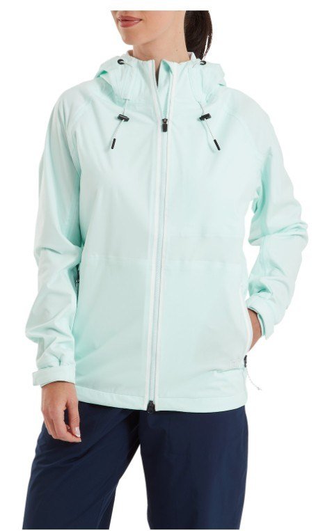 FootJoy HydroKnit dames jack, glacial blue/white
