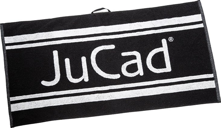 JuCad golf handdoek XXL Pro 50x100 cm, zwart