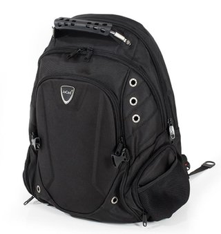 JuCad JuCad backpack with audio pocket tas, zwart