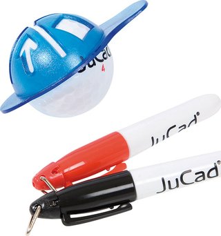JuCad Ball Marker set accessoire, meerdere kleuren