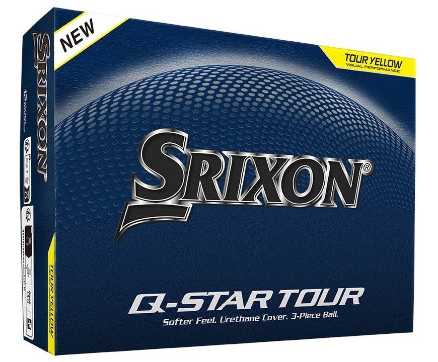 Srixon Q-Star Tour golfballen 2026 (12 stuks), geel